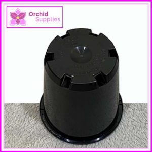 70mm Slimline Orchid Pot Black