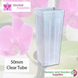 50mm Clear Deep Square Tube